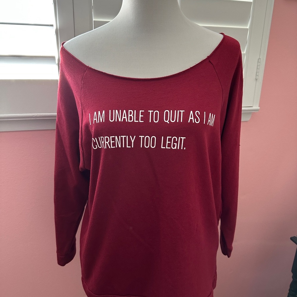 Women's Red Off-Shoulder Top